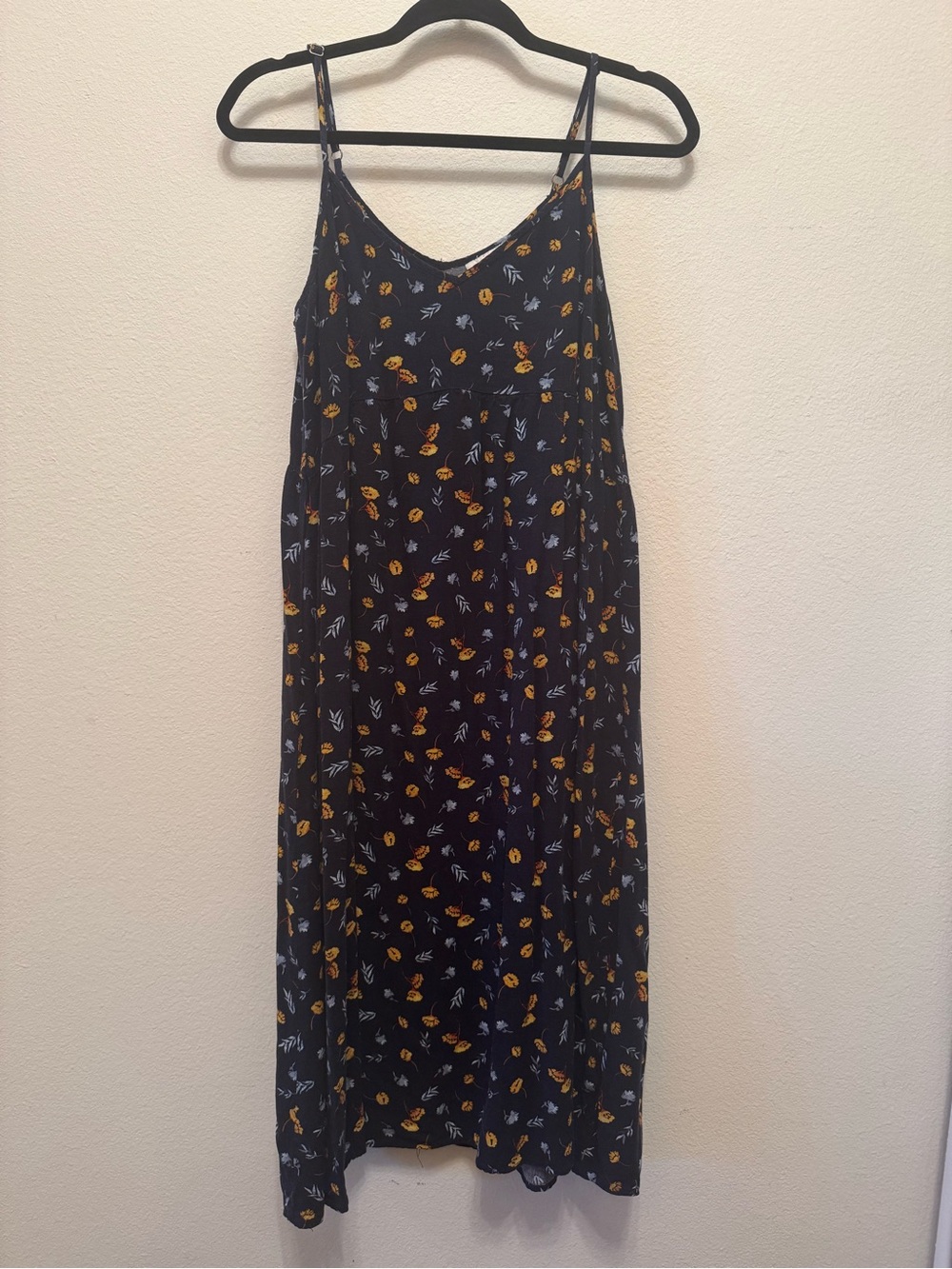 Universal Thread Navy Floral Midi Slip Dress XL